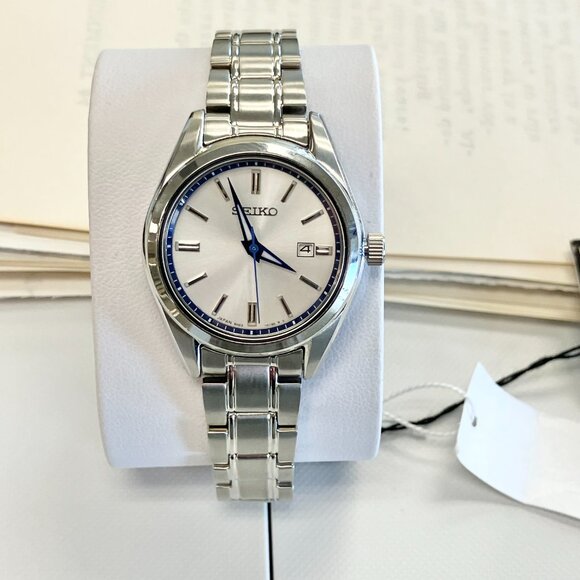 Seiko Women's Silver And Blue Colored Watch - Picture 3 of 7